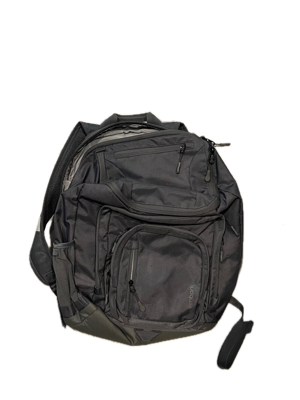 Embark Black Padded Backpack w Computer Slot